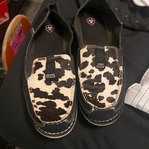 Cowhide Slip Ons